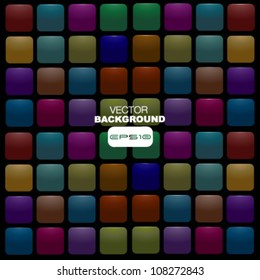 Colorful square abstract background.Vector design.