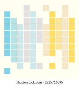 Colorful square background for social media posts, banners design and web or internet ads.