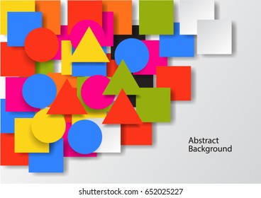 Colorful Square background,Vector EPS10