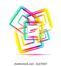  Colorful square banner