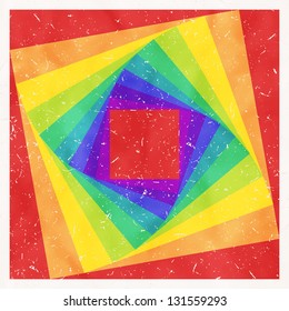 Colorful Square blank background