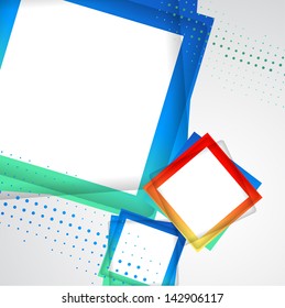 Colorful Square blank background