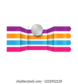 Colorful Square blank background - Vector Design Concept