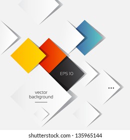 Colorful Square blank background - Vector Design Concept, Ideas for your business