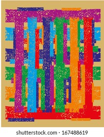 Colorful Square blank background vector art