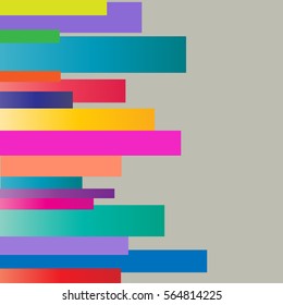 Colorful Square blank background - Vector Design Concept