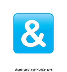 Colorful square buttons for website or app - Ampersand