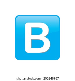 Colorful square buttons for website or app - B