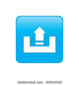 Colorful square buttons for website or app - Upload