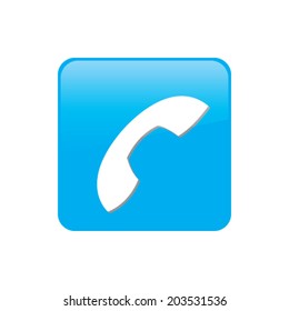 Colorful square buttons for website or app - Phone