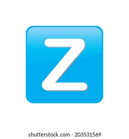 Colorful square buttons for website or app - Z