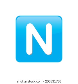 Colorful square buttons for website or app - N