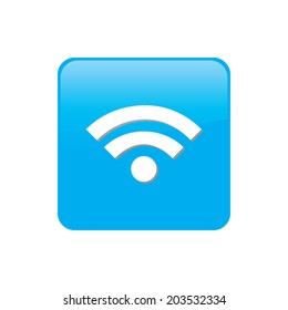 Colorful square buttons for website or app - Wifi