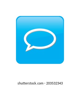 Colorful square buttons for website or app - Speech Bubble