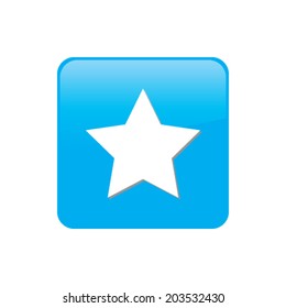 Colorful square buttons for website or app - Star