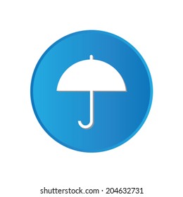 Colorful square buttons for website or app - Umbrella