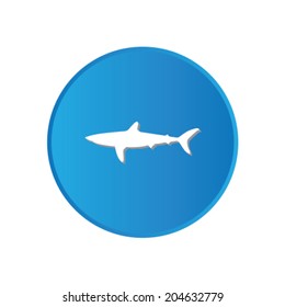 Colorful square buttons for website or app - Shark