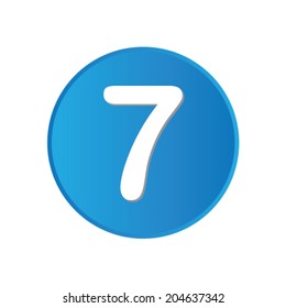 Colorful square buttons for website or app - 7