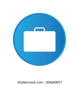 Colorful square buttons for website or app - Briefcase