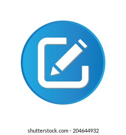 Colorful square buttons for website or app - Pen