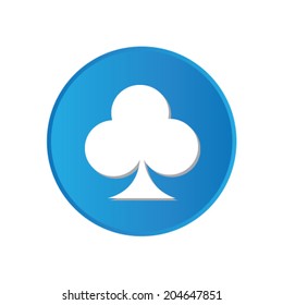 Colorful square buttons for website or app - Clubs
