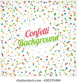 colorful square confetti background