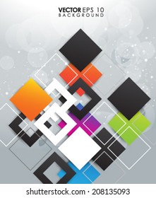 Colorful Square Design Eps 10