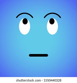 Colorful square emoji. Abstract flat design . Face backgound. Vector illustration