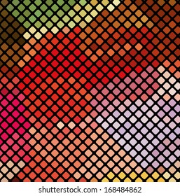 colorful square mosaic background or texture