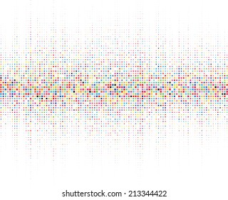 Colorful square mosaic and minimalist abstract vector wallpaper.You can use in club, radio, pub, DJ show, party, concerts, recitals or the audio technology advertising background. 