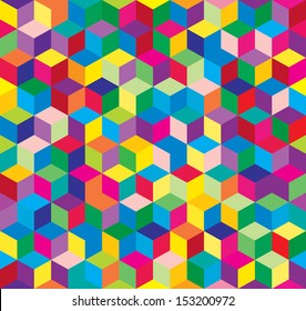 Arrière-plan carré coloré à créer par image vectorielle