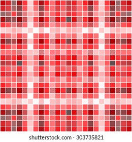 Colorful square pixel mosaic background. Vector illustration. Eps 10