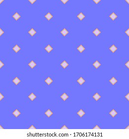 colorful square seamless pattern on lotus blue background
