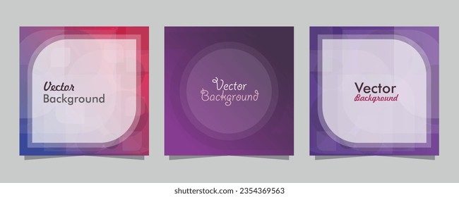 Colorful Square of social media post template, editable quotes background