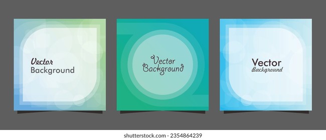 Colorful Square of social media post template, editable quotes background