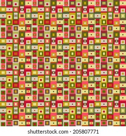 Colorful square texture