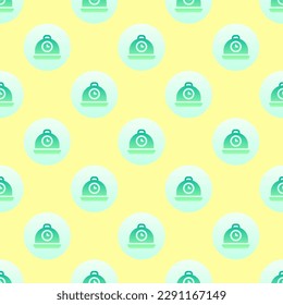Colorful square tile with a delightful food rendering. Seamless pattern with time on dark slate gray background. Design for a washable wrap for quesadillas.