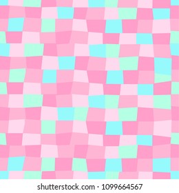 Colorful square tile seamless pattern abstract background