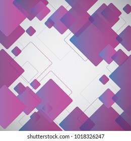 Colorful squares abstract background