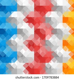 Colorful squares. Abstract colorful background of squares. Mosaic. Geometric pattern