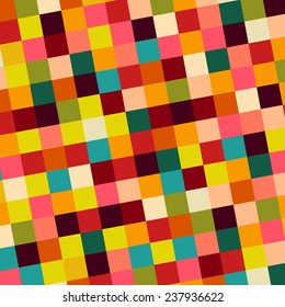 colorful squares background, illustration