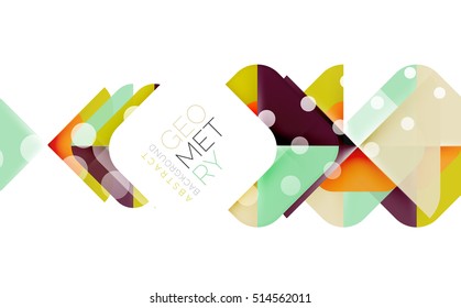 Cuadros coloridos, elementos geométricos, plantilla de fondo abstracto