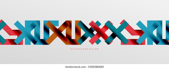 Colorful squares, lines minimal abstract background. Vector Illustration For Wallpaper, Banner, Background, Card, Book Illustration, landing page