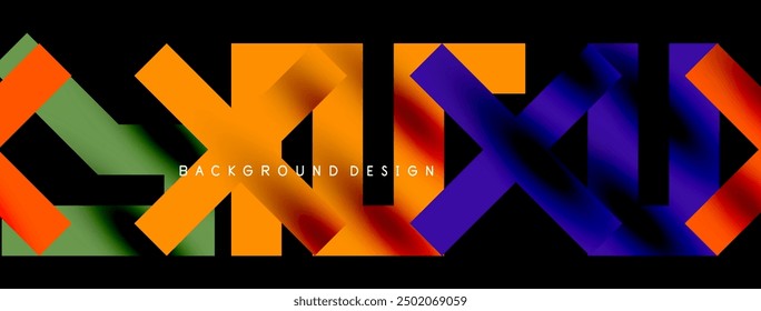 Colorful squares, lines minimal abstract background. Vector Illustration For Wallpaper, Banner, Background, Card, Book Illustration, landing page