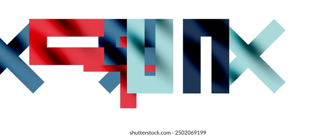 Colorful squares, lines minimal abstract background. Vector Illustration For Wallpaper, Banner, Background, Card, Book Illustration, landing page