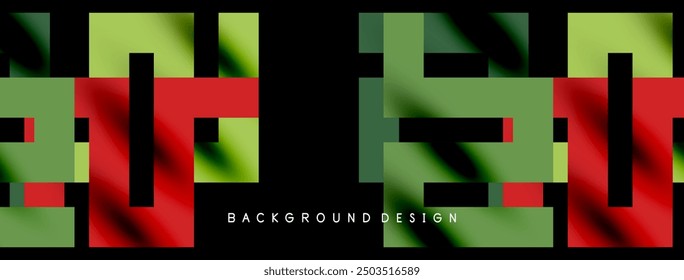 Colorful squares, lines minimal abstract background. Vector Illustration For Wallpaper, Banner, Background, Card, Book Illustration, landing page
