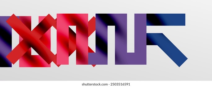 Colorful squares, lines minimal abstract background. Vector Illustration For Wallpaper, Banner, Background, Card, Book Illustration, landing page