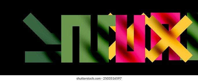 Colorful squares, lines minimal abstract background. Vector Illustration For Wallpaper, Banner, Background, Card, Book Illustration, landing page