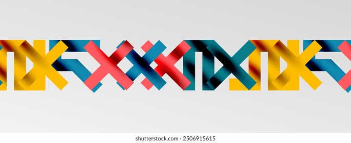 Colorful squares, lines minimal abstract background. Vector Illustration For Wallpaper, Banner, Background, Card, Book Illustration, landing page