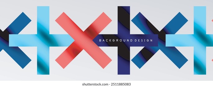 Colorful squares, lines minimal abstract background. Vector Illustration For Wallpaper, Banner, Background, Card, Book Illustration, landing page